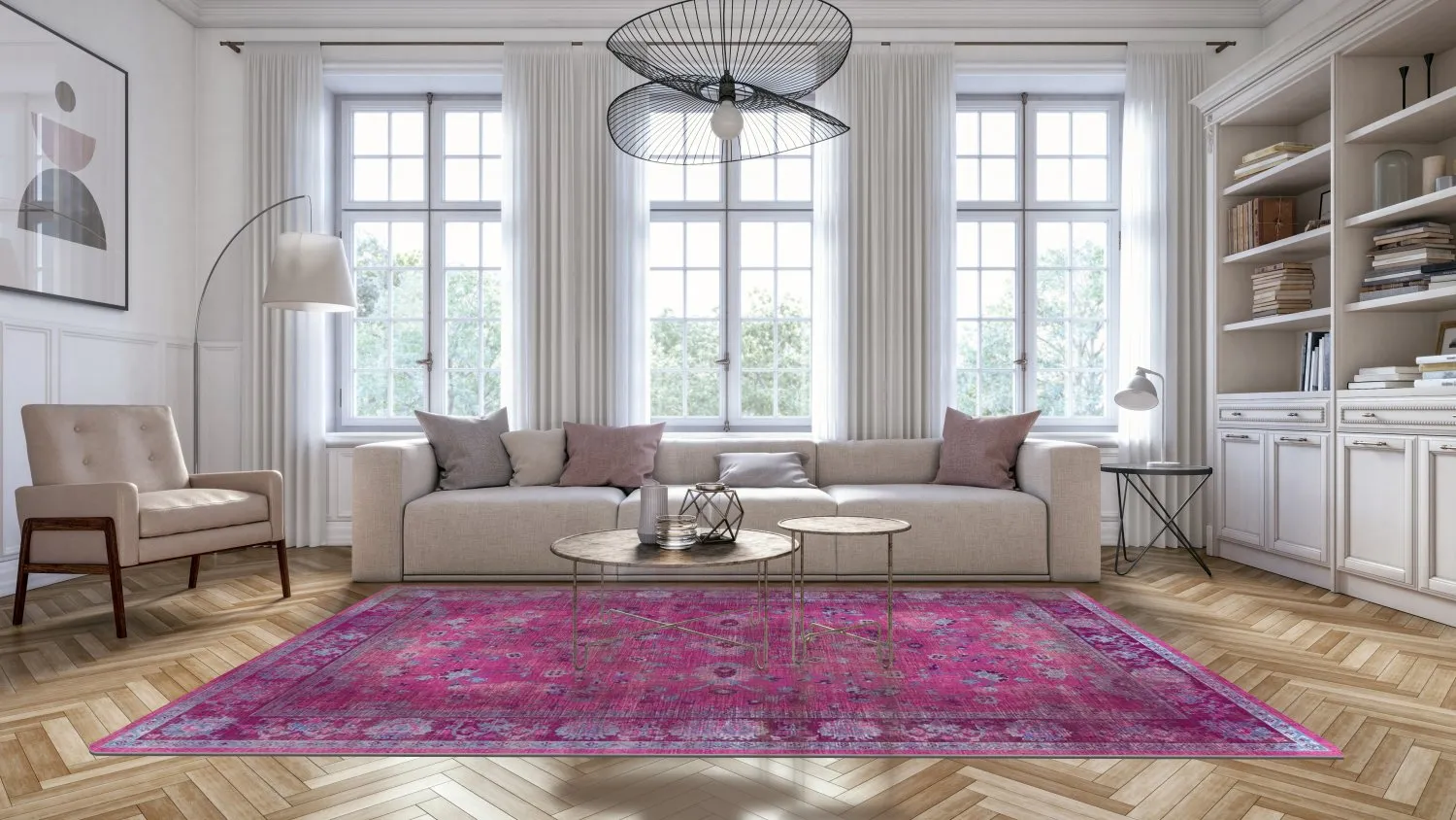 Alfombra Wilton - Gombalia (morado)