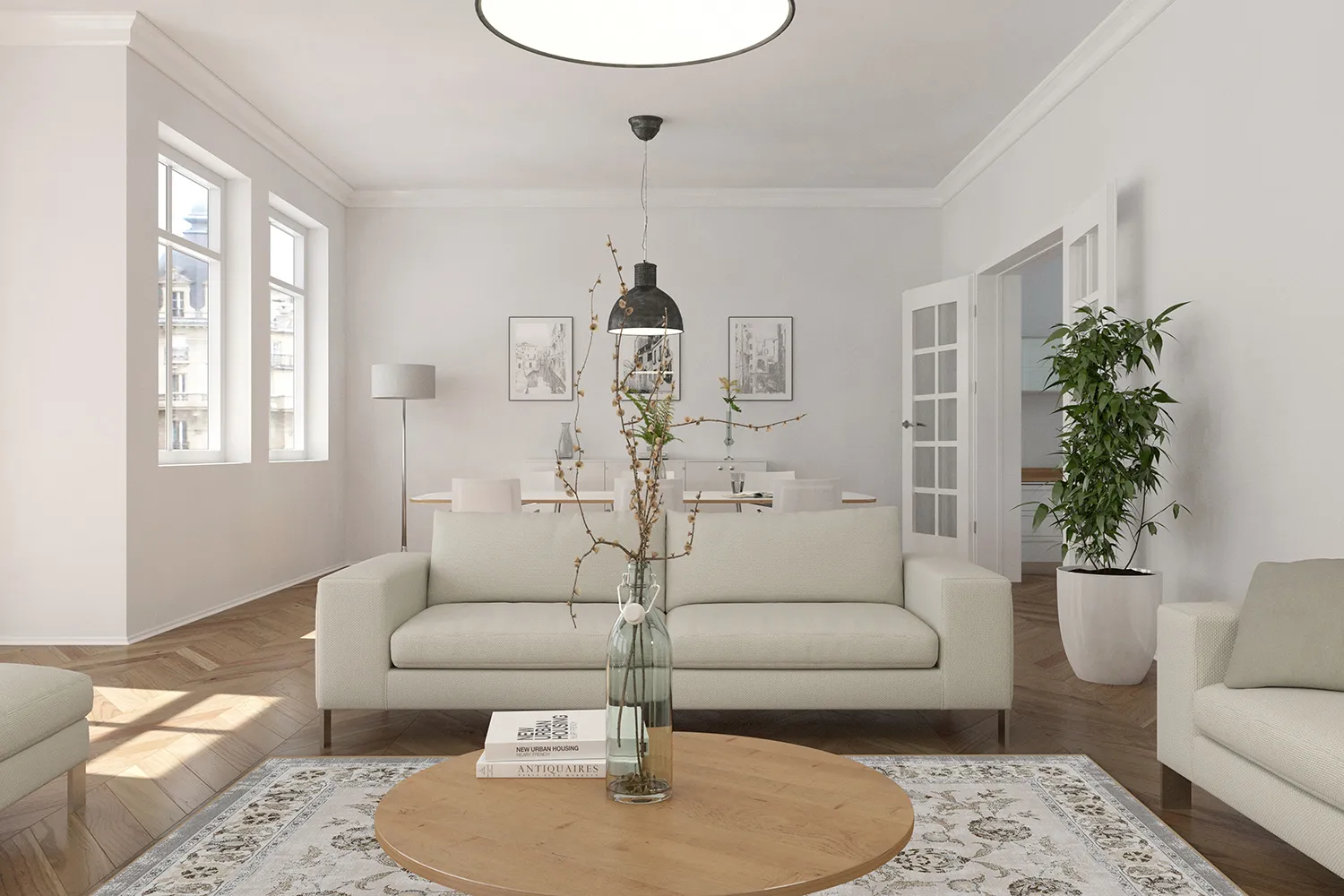 Alfombra Wilton - Adeleine (beige)
