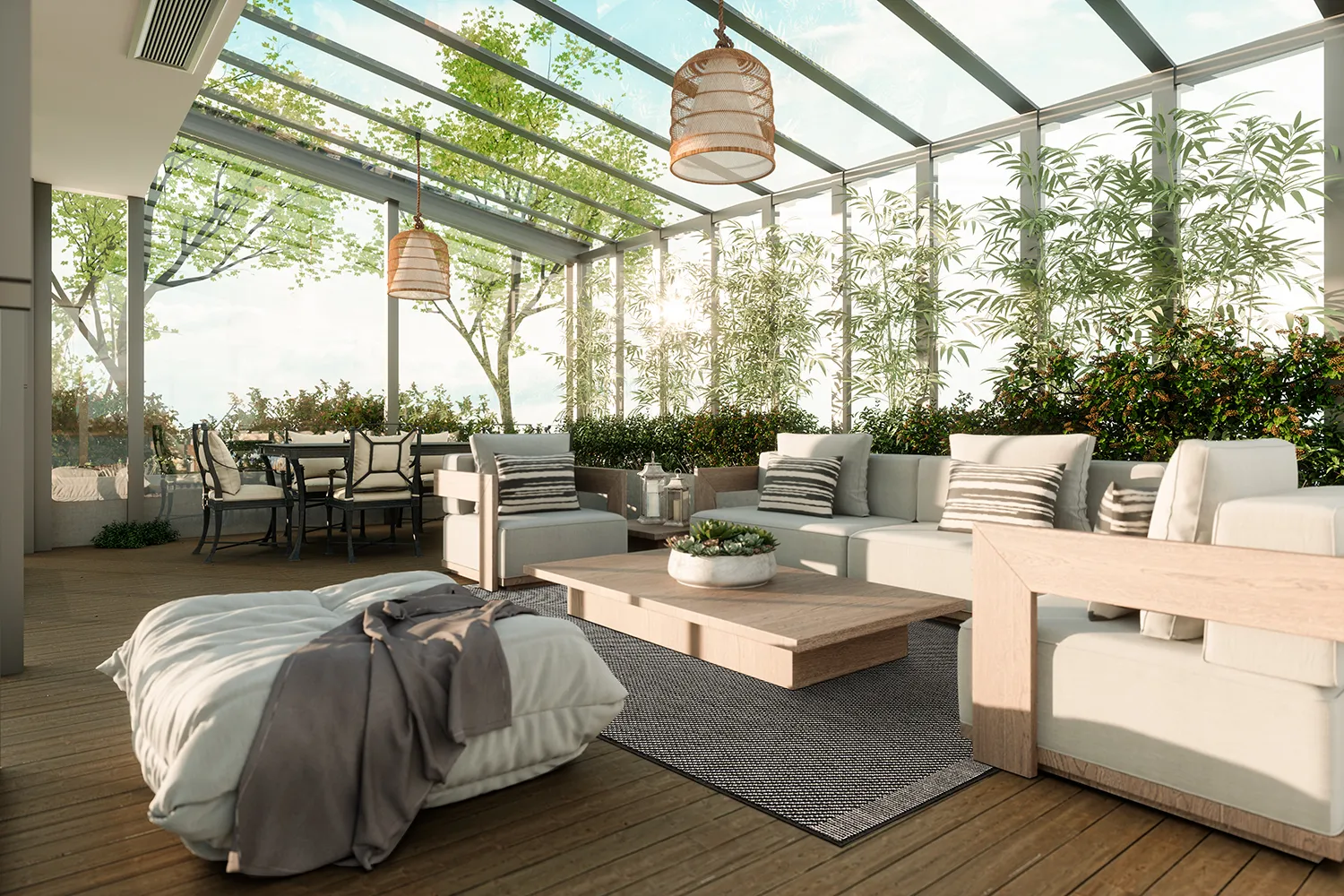 Alfombras de Interior/Exterior - Bennett (negro)