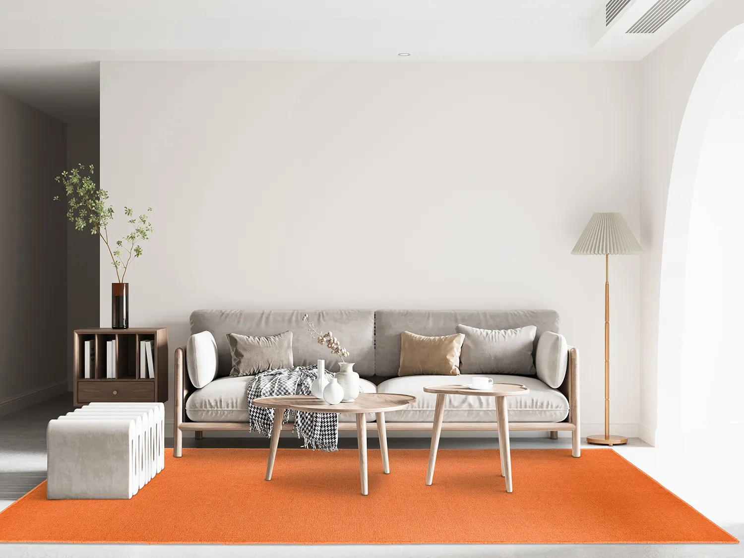 Alfombra de Lana - Hamilton (Orange Peel)