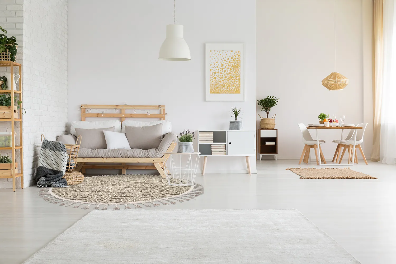 Alfombras redondeadas - Indoor/Outdoor Dorotea (beige)