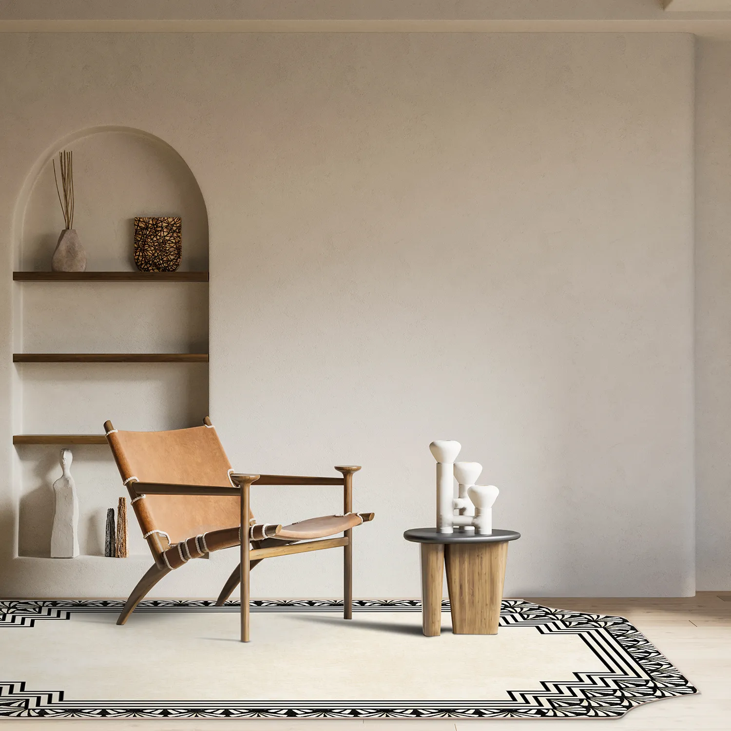 Alfombra Wilton - Cleo (negro)