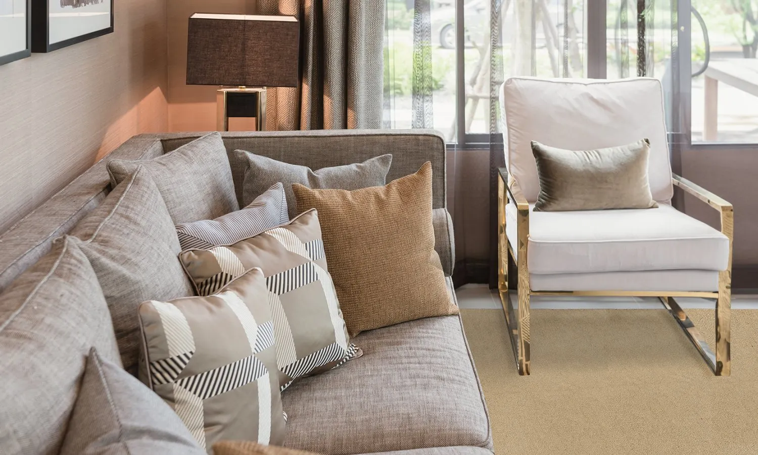 Alfombra de Lana - Hamilton (beige)