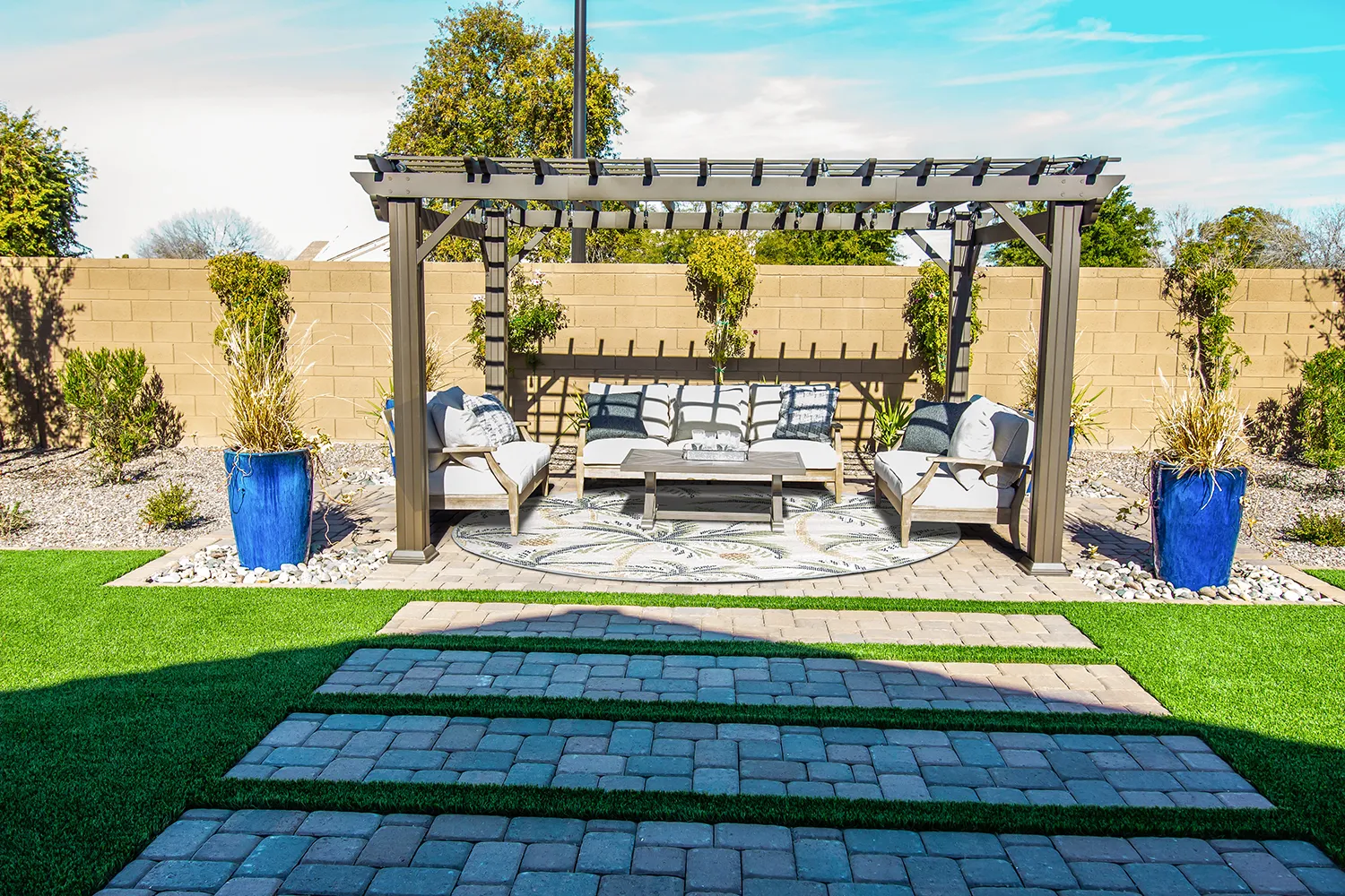 Alfombras redondeadas - Indoor/Outdoor Roma (multi)