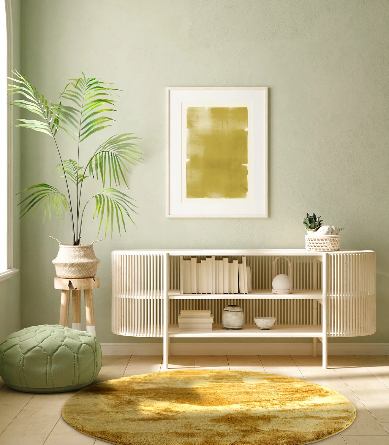 Alfombras redondeadas - Aranga Super Soft Fur (ochre)