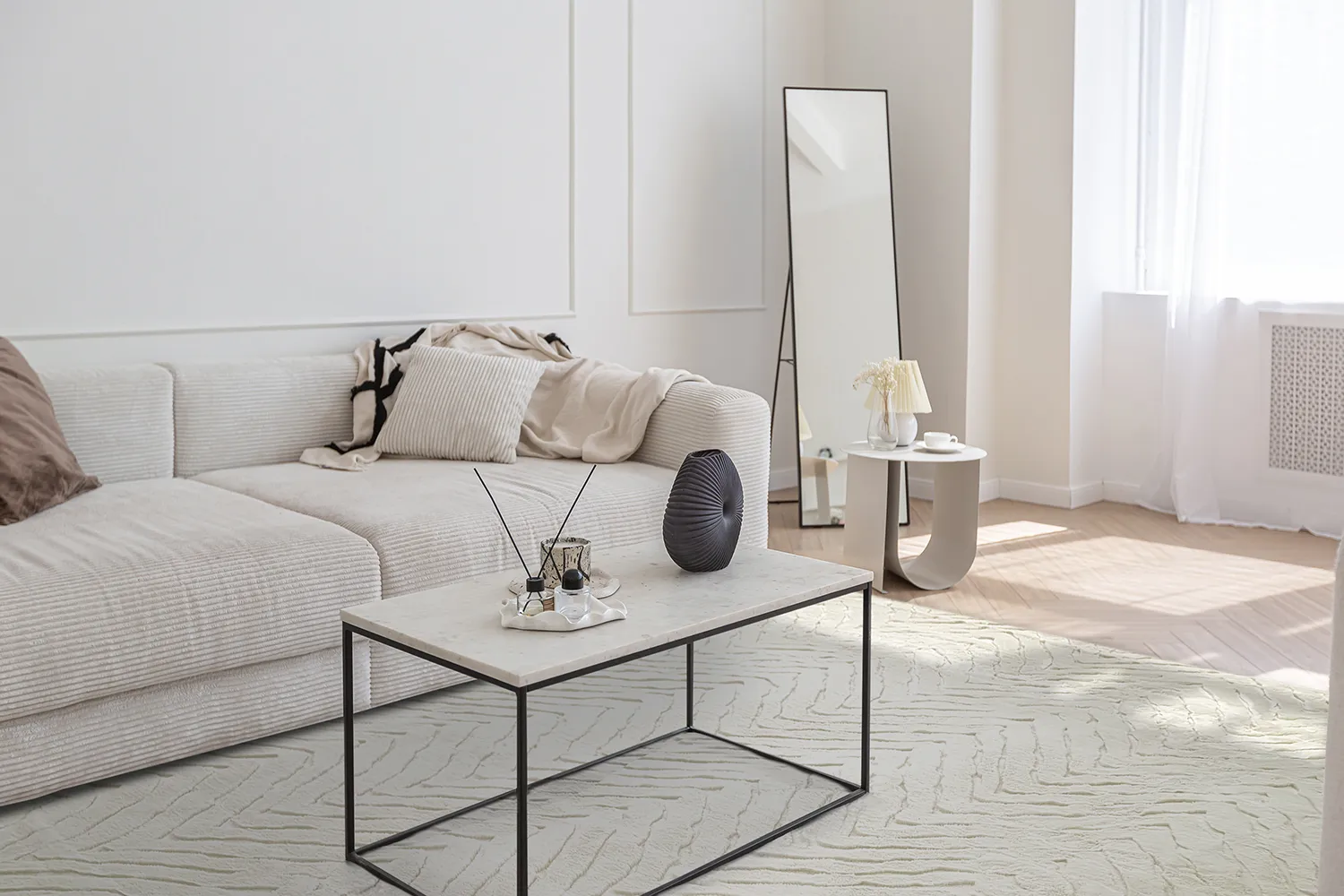 Alfombras de pelo largo - Wren (offwhite)
