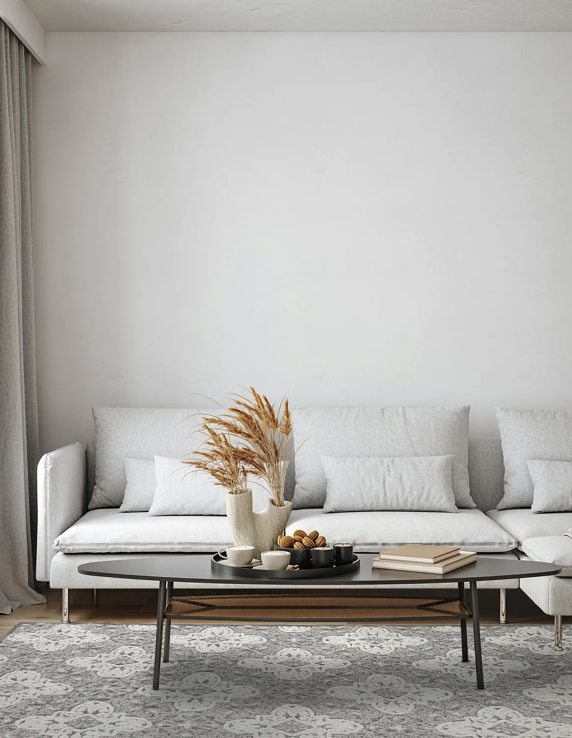 Shaggy Indoor-Outdoor - Hampton (gris)