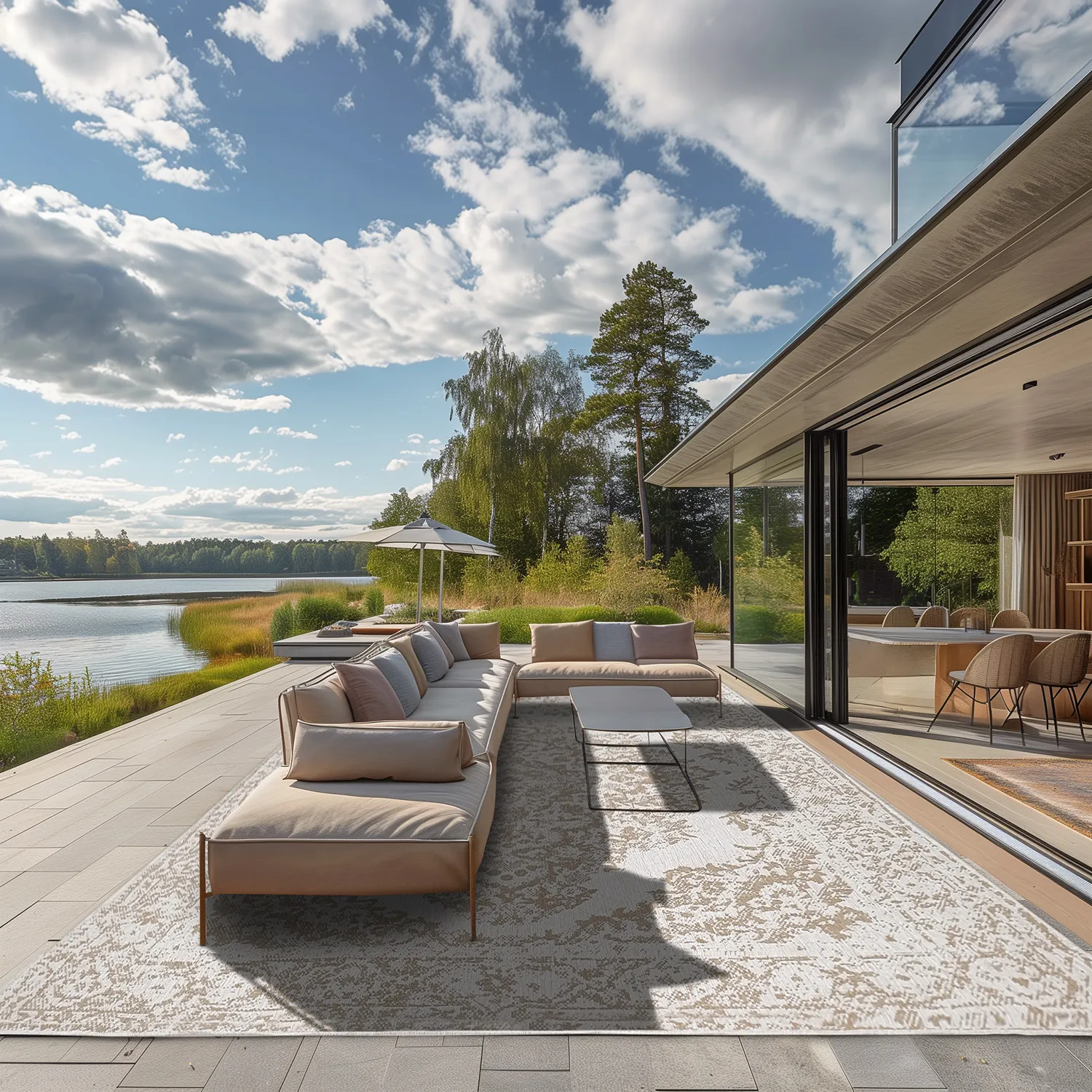 Alfombras de Interior/Exterior - Boyd (beige)