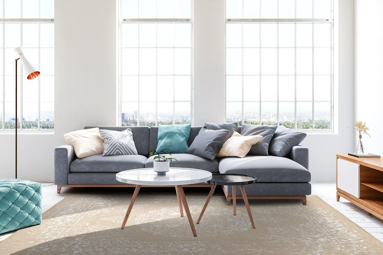 Alfombras de Interior/Exterior - Ellstin (beige)