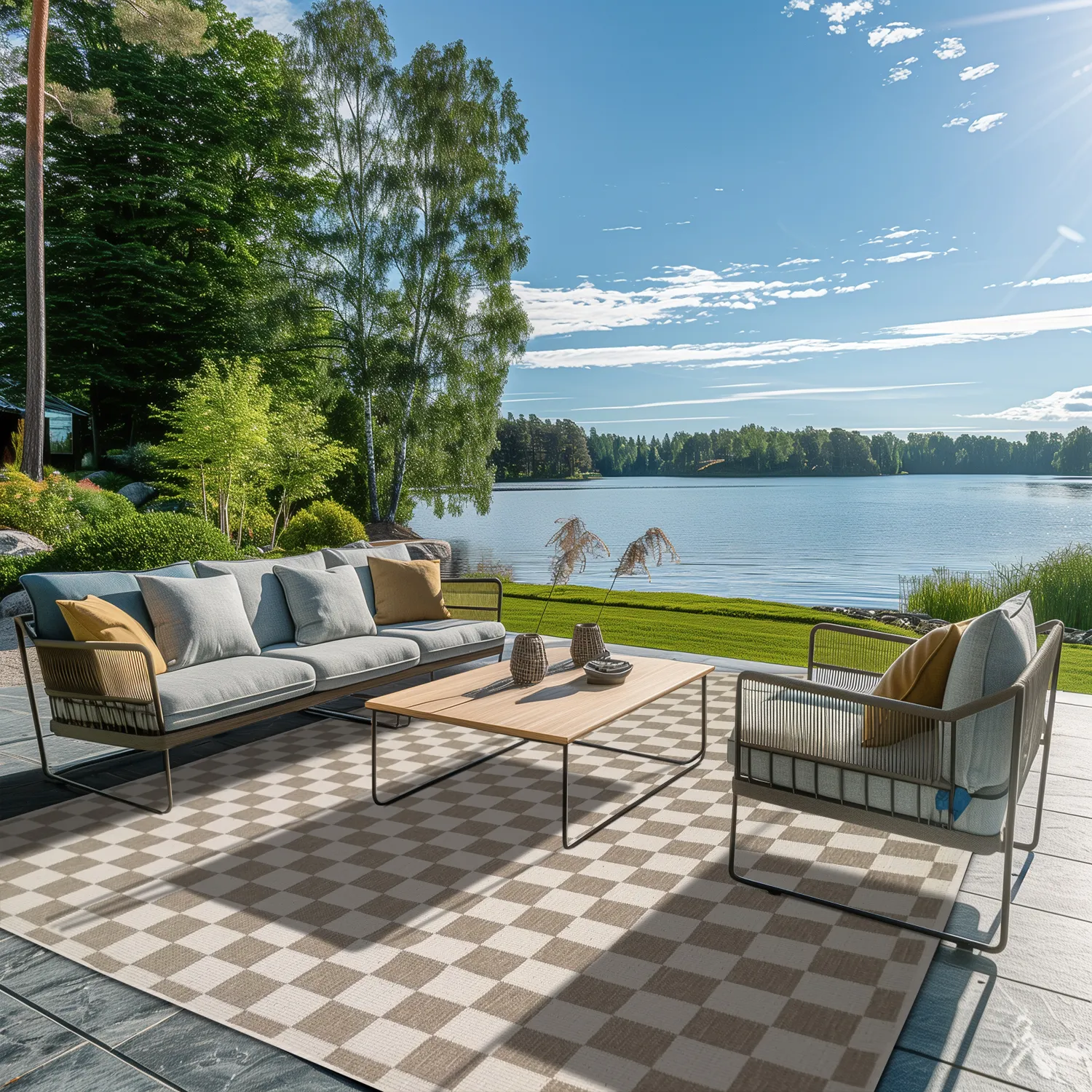 Alfombras de Interior/Exterior - Lucida (beige)