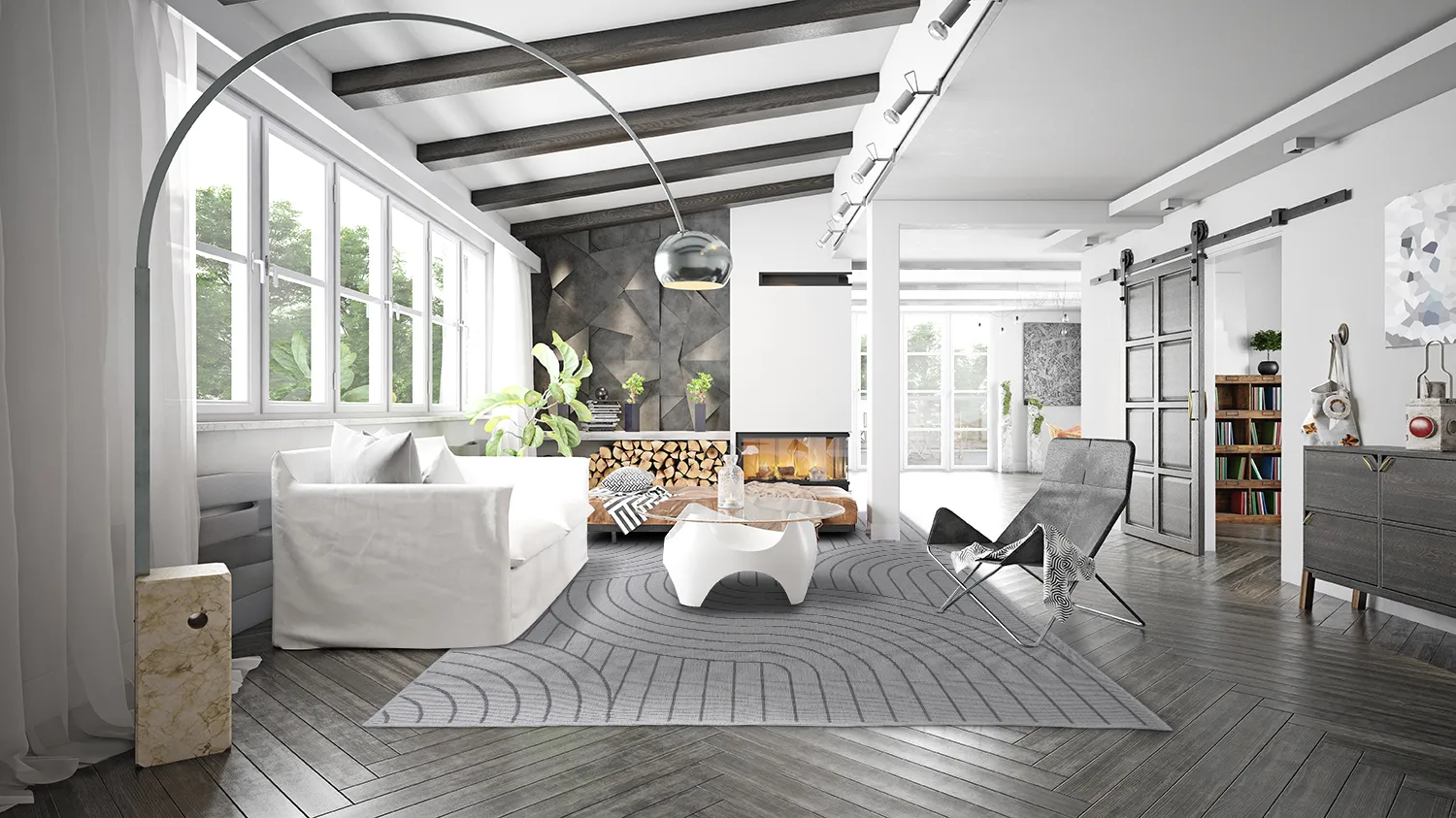 Alfombras de Interior/Exterior - Maynard (negro)