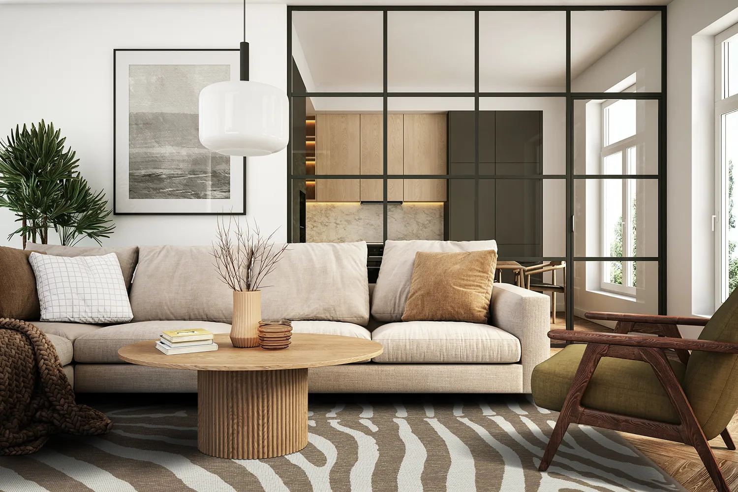 Alfombras de Interior/Exterior - Winona (beige)