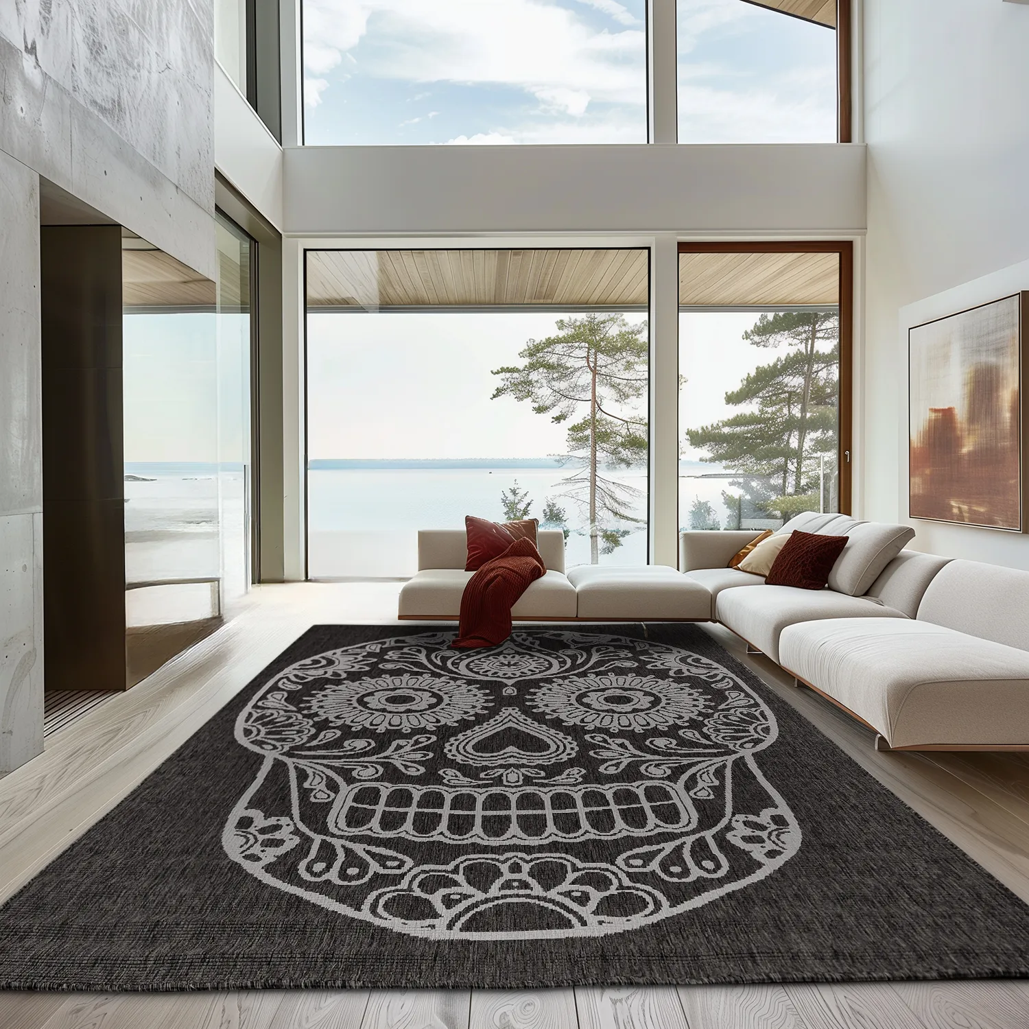 Alfombras de Interior/Exterior - Raylan (negro)
