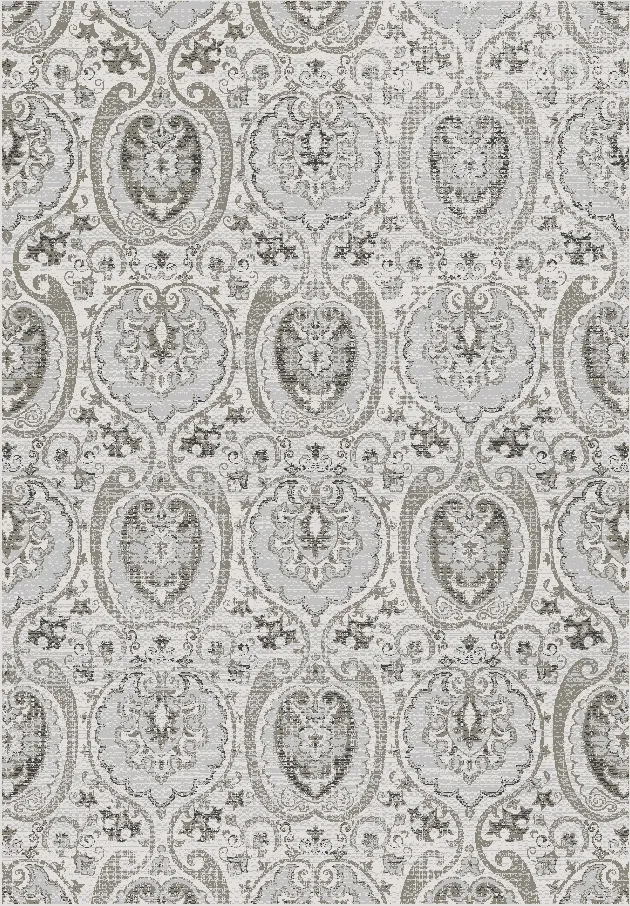 Alfombra Wilton - Benigna (crema/gris)