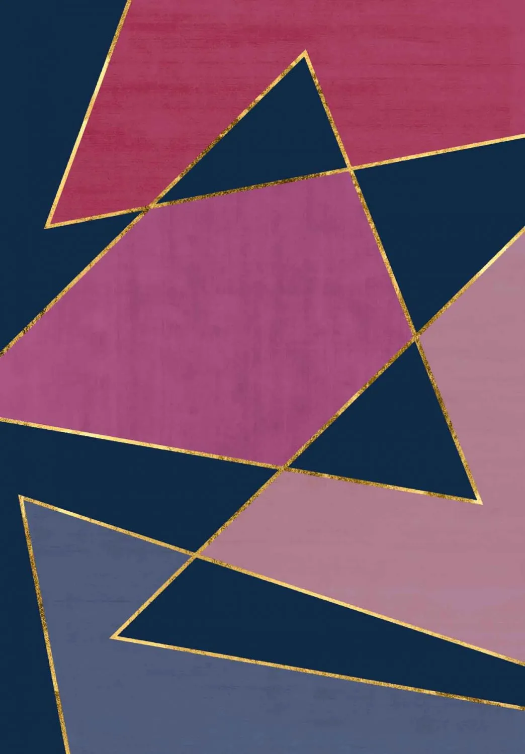 Alfombra Wilton - Jade (azul oscuro/rosa)