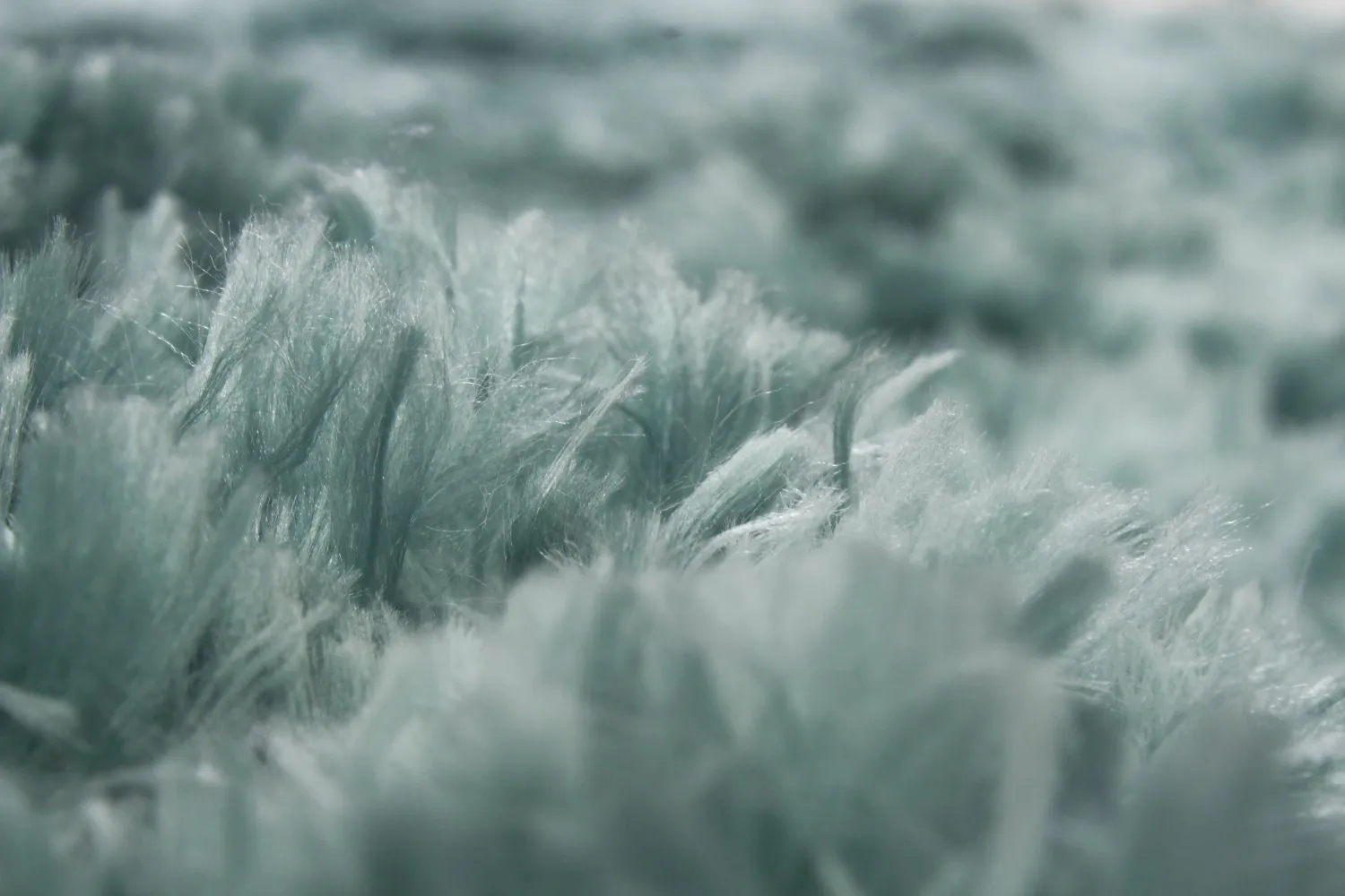 Alfombras de pelo largo - Janjira (azul-verde)