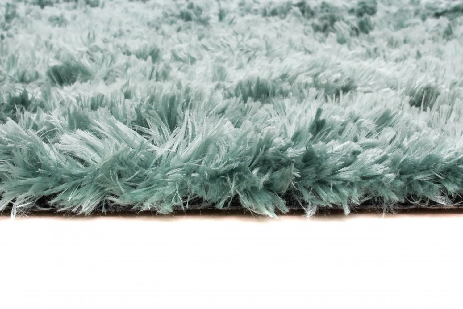 Alfombras de pelo largo - Janjira (azul-verde)