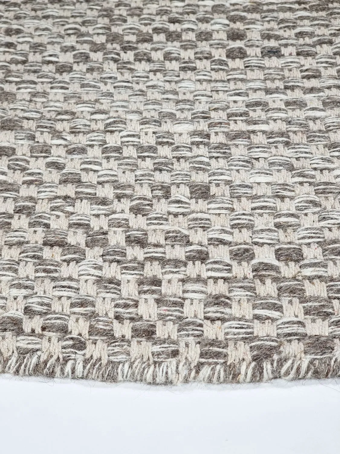 Alfombras redondeadas - Jenim (gris/blanco)
