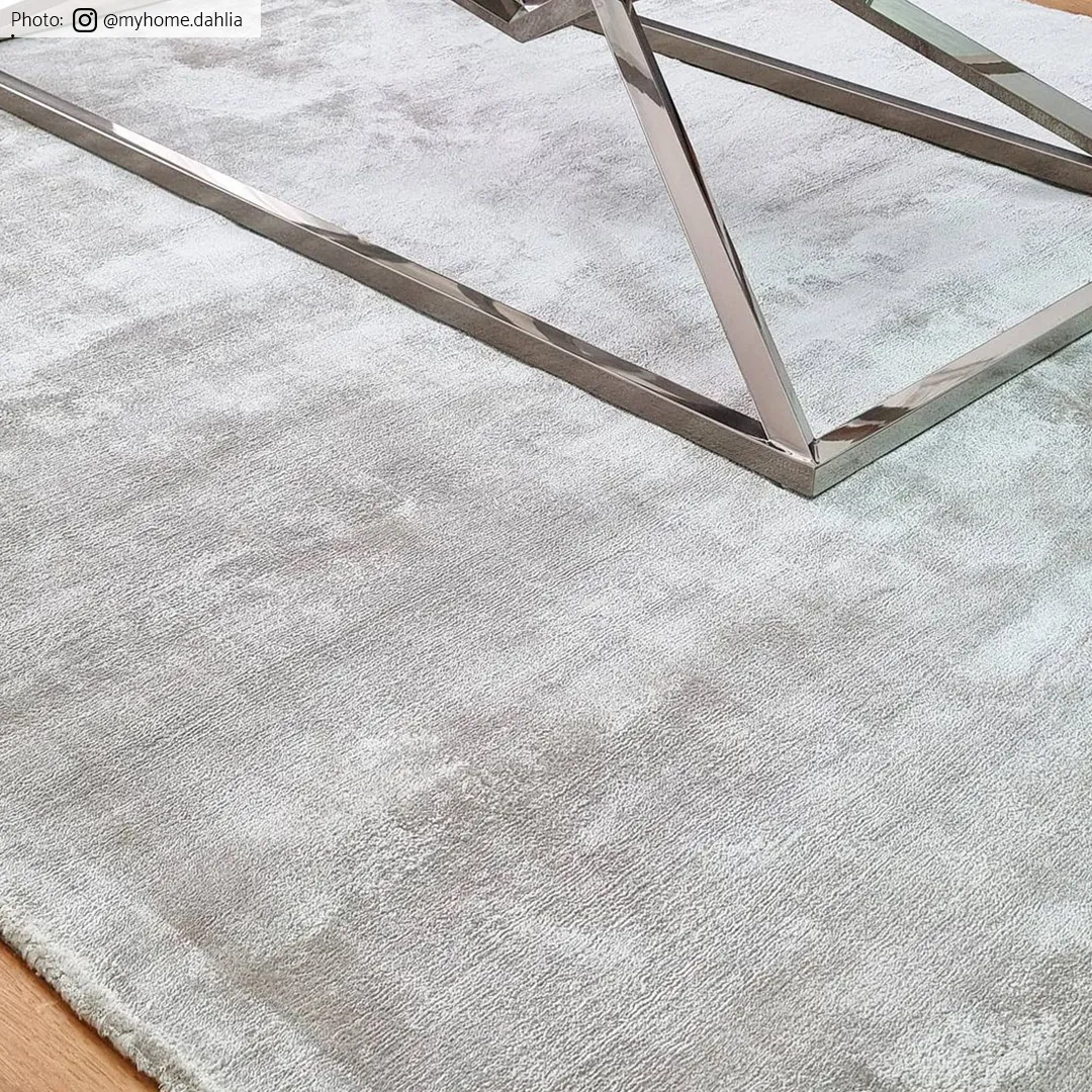 Alfombra de Viscosa - Jodhpur Special Luxury Edition (gris claro/beige)
