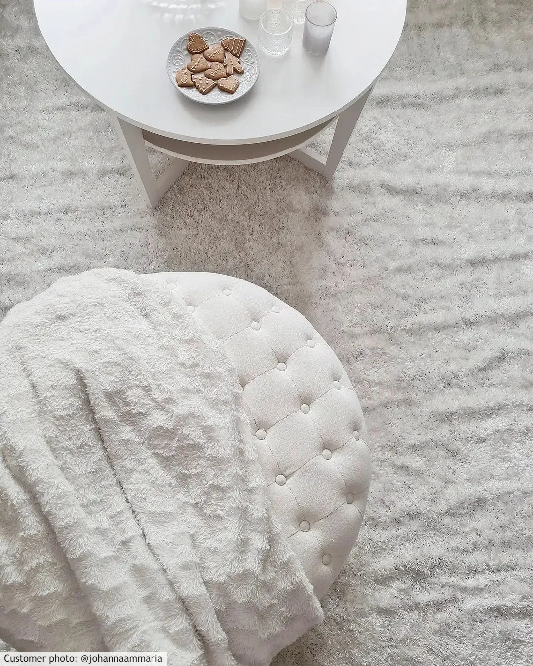 Alfombras de pelo largo - Cosy (blanco)