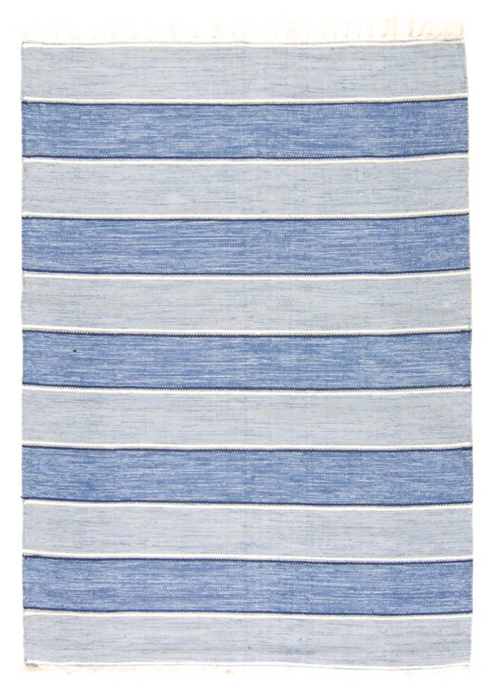 Alfombra de algodón - Julia (azul)