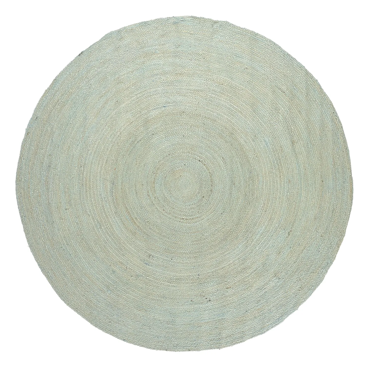 Alfombra redonda de yute - Amasia (gris)