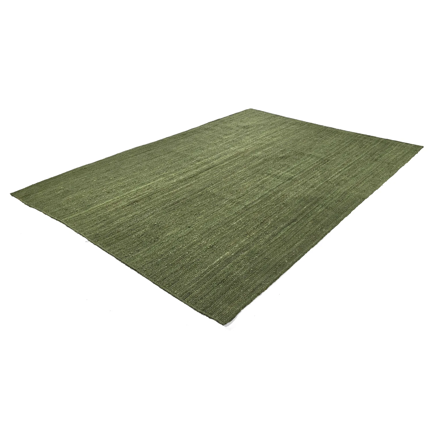 Alfombra de yute - Amasia (verde militar)