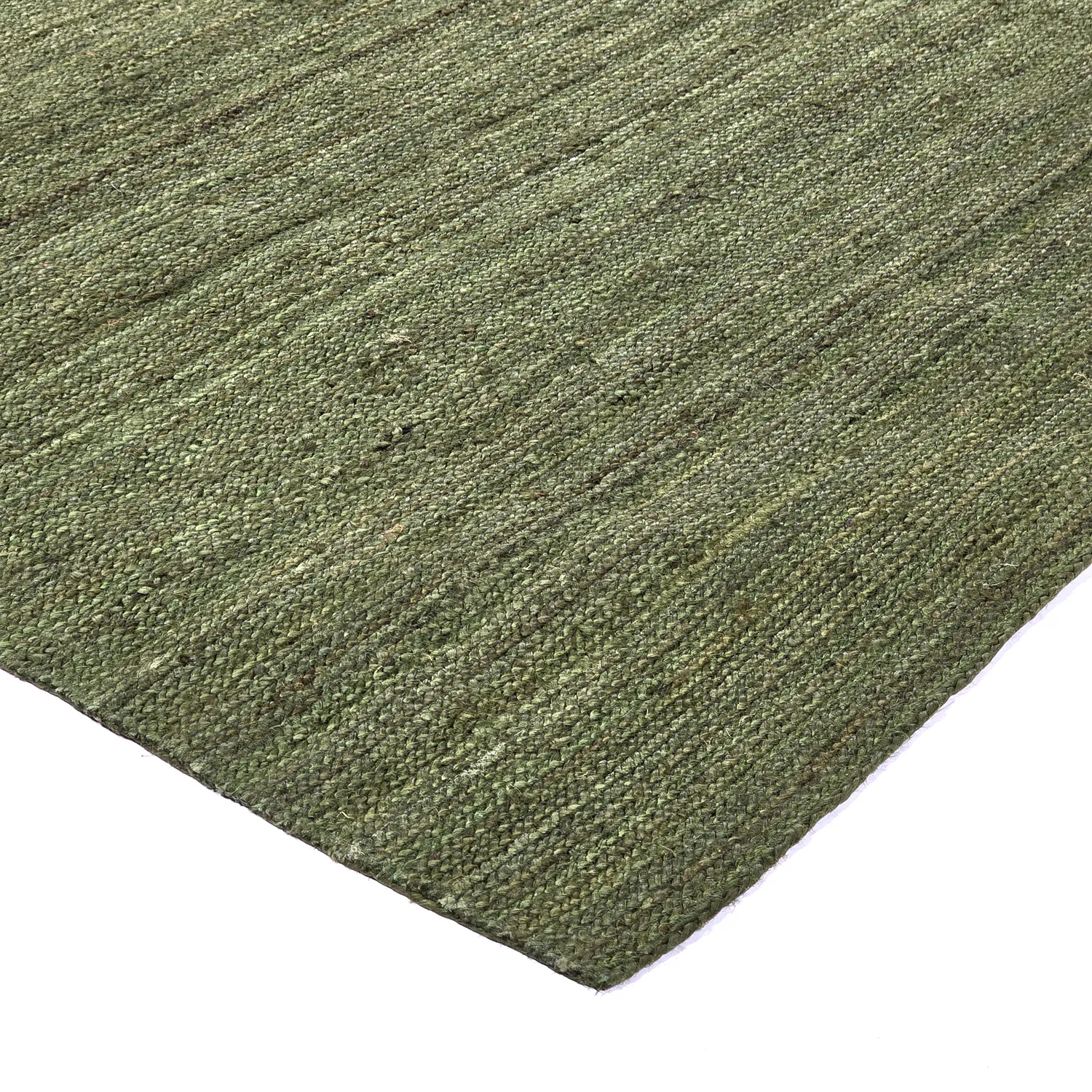 Alfombra de yute - Amasia (verde militar)