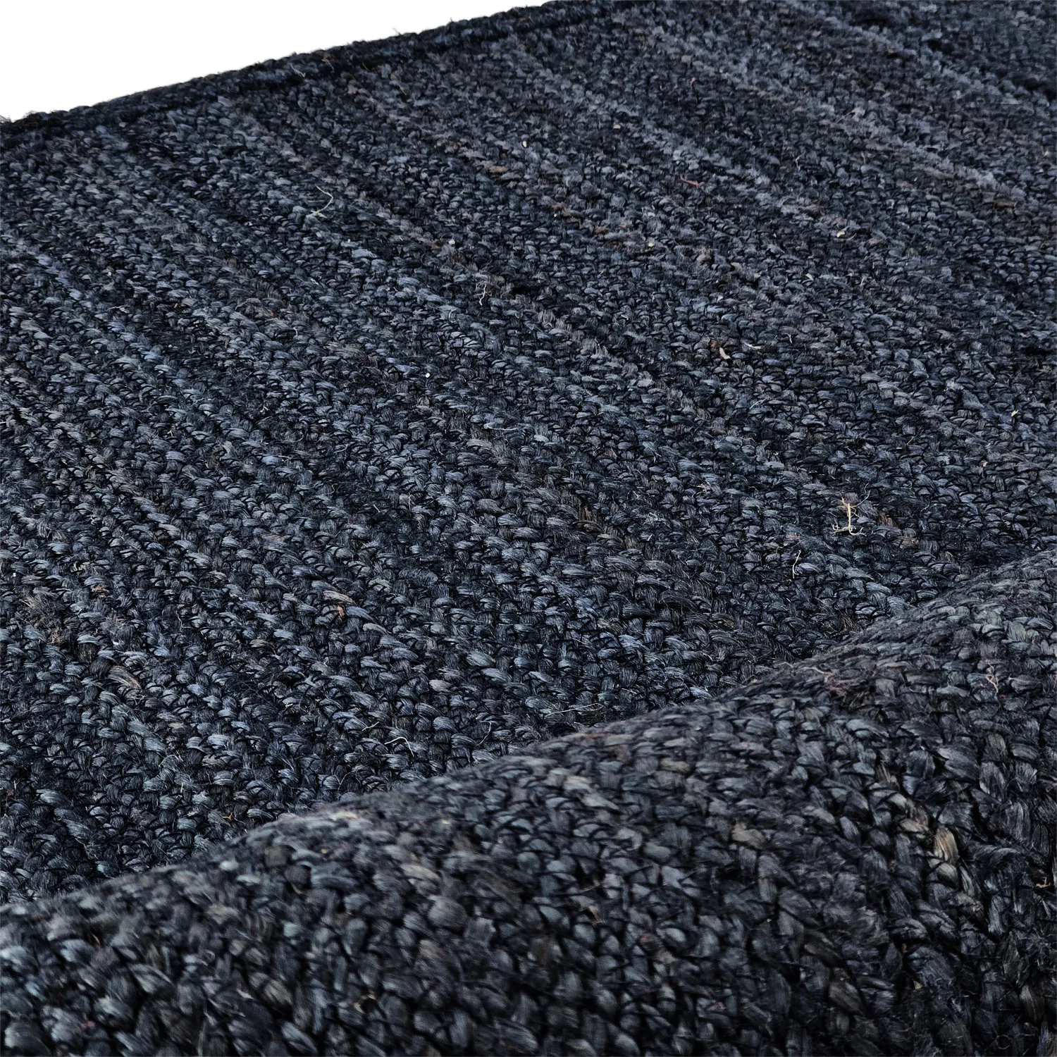 Alfombra de yute - Amasia (azul oscuro)