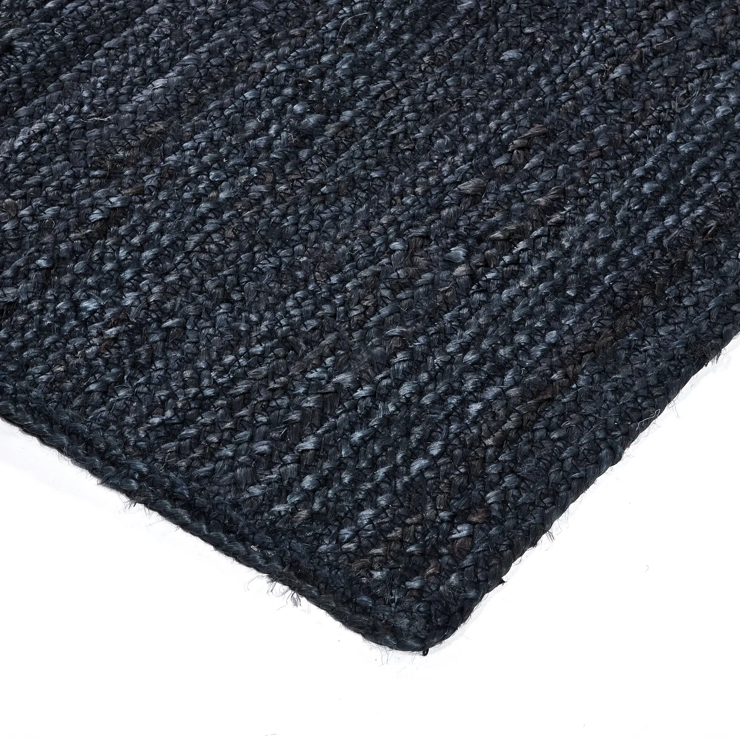Alfombra de yute - Amasia (azul oscuro)