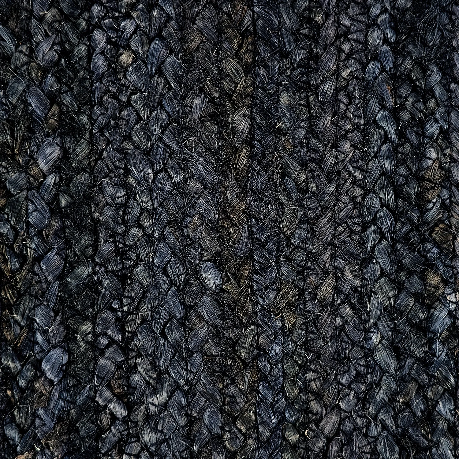 Alfombra de yute - Amasia (azul oscuro)
