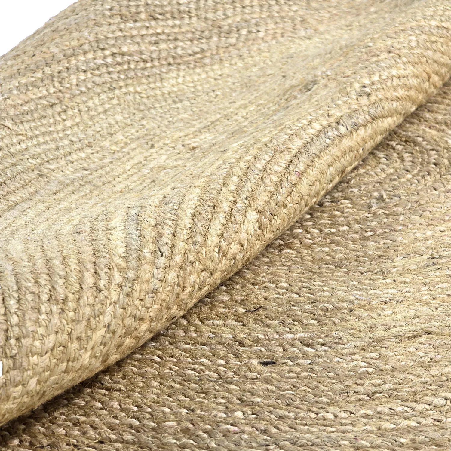 Alfombra redonda de yute - Amasia (naturaleza)