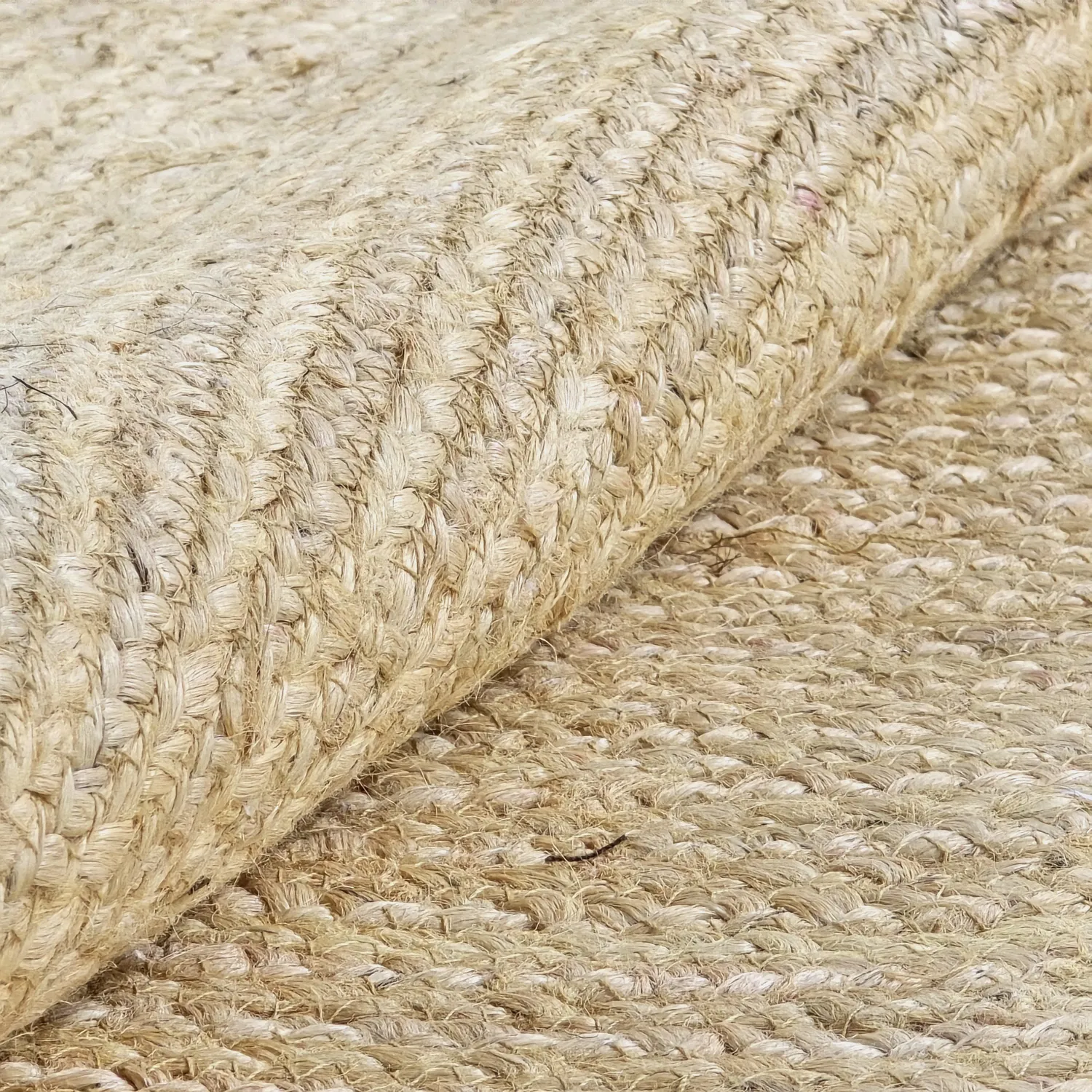 Alfombra redonda de yute - Amasia (naturaleza)