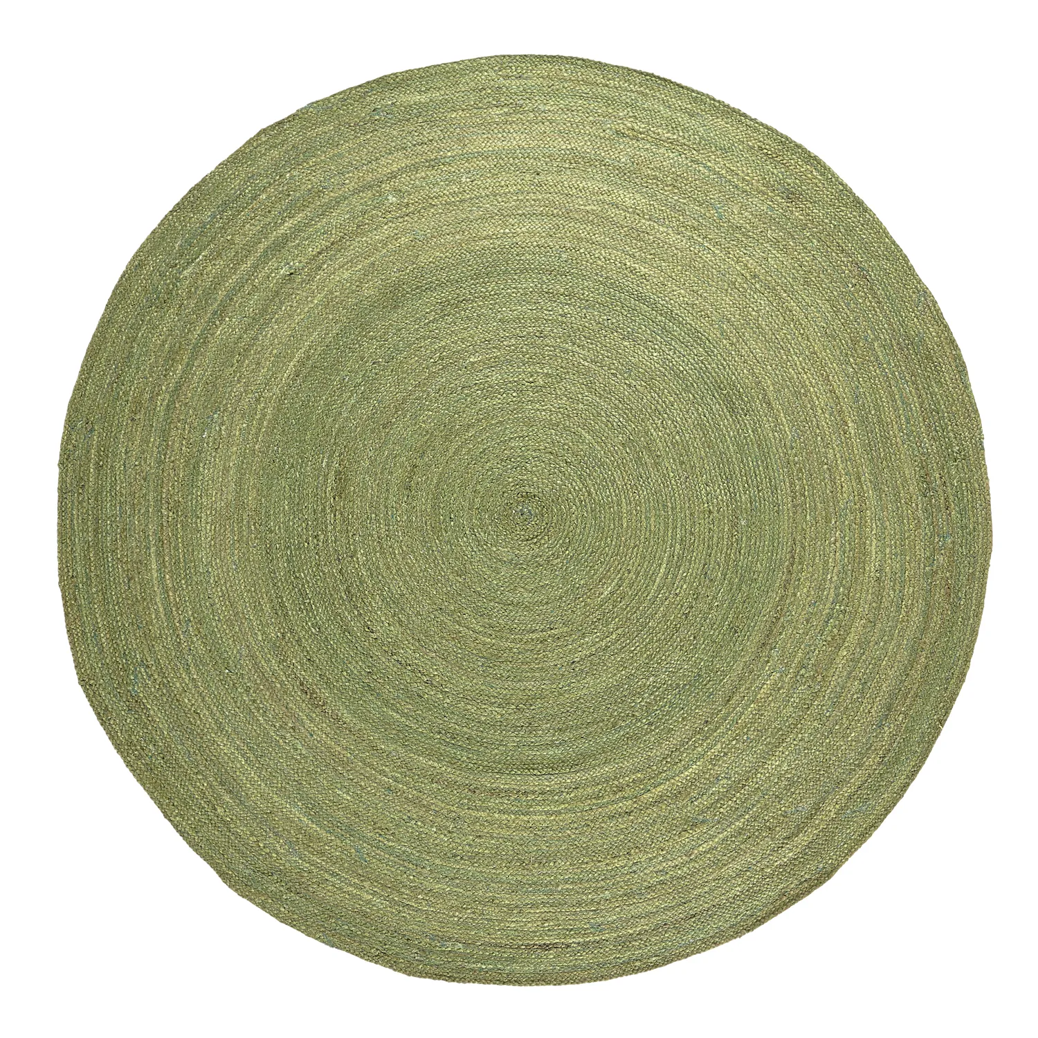 Alfombra redonda de yute - Amasia (aceituna)