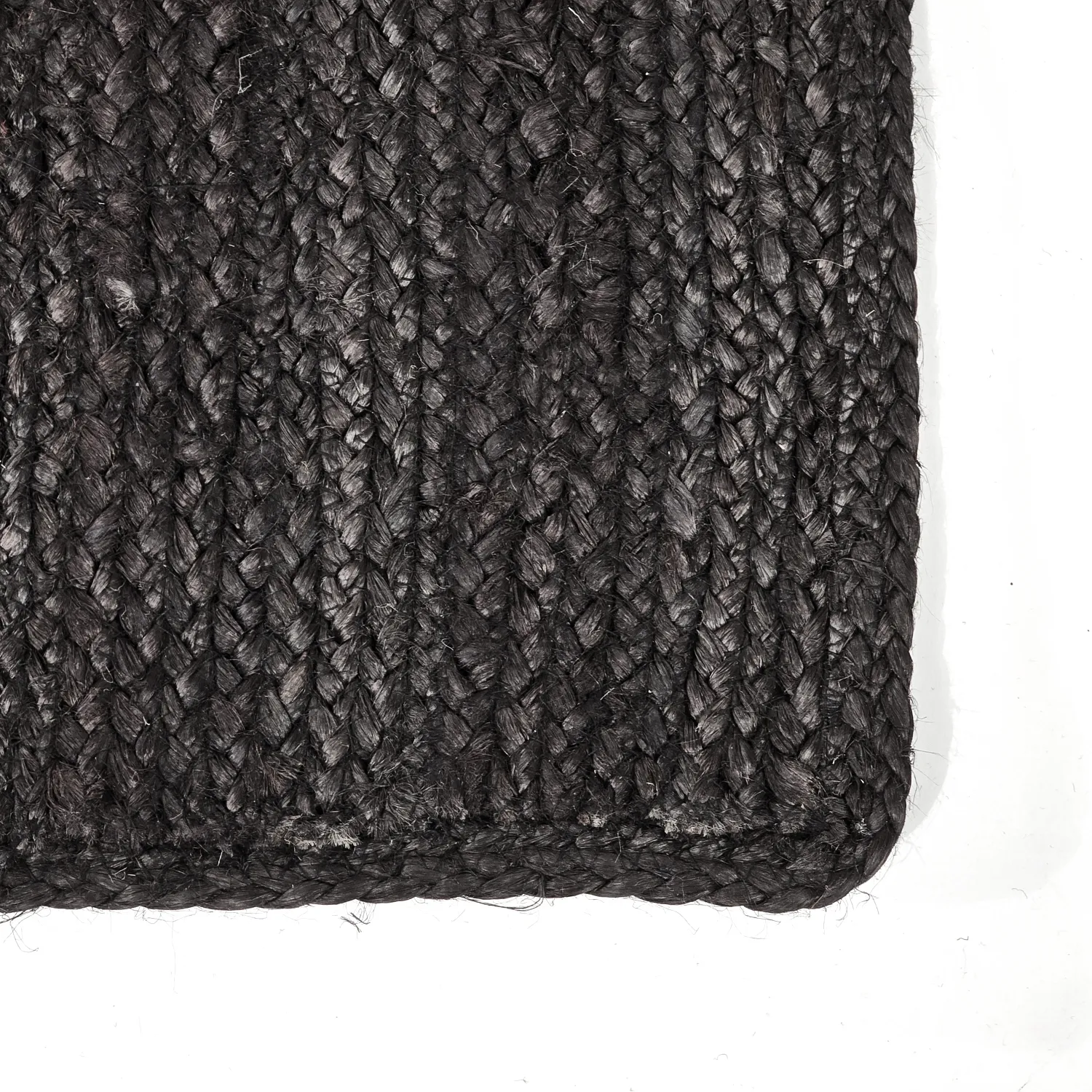Alfombra de yute - Amasia (negro)