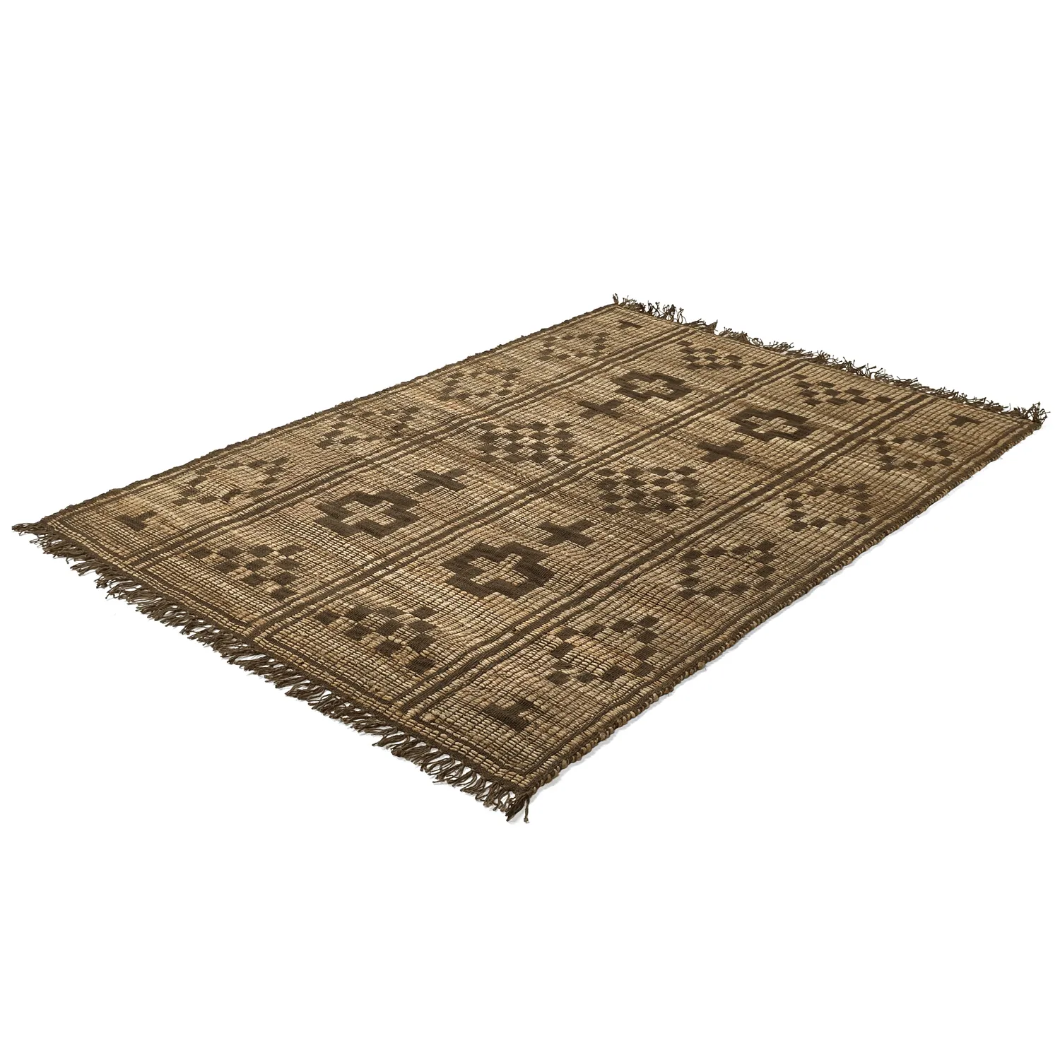 Alfombra de yute - Daria (marrón)