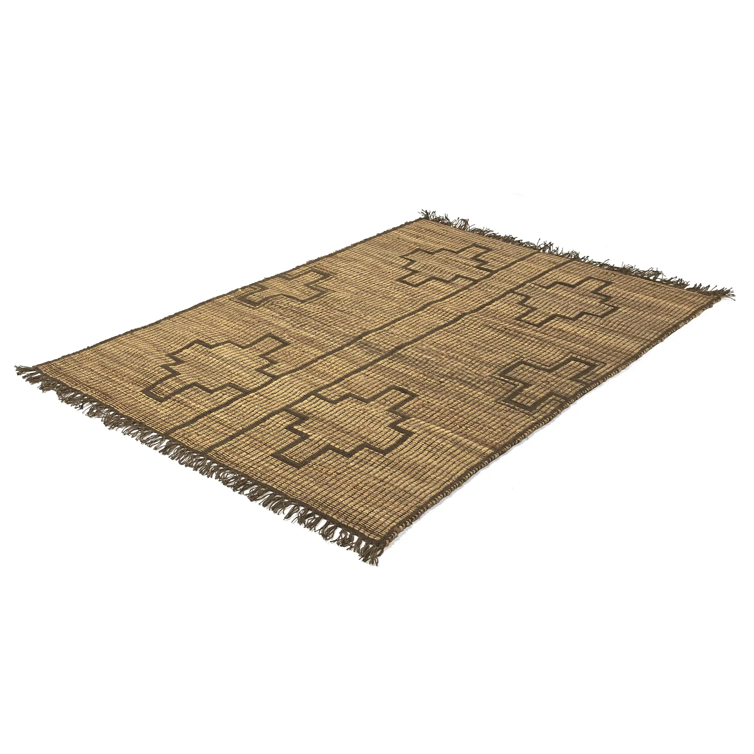Alfombra de yute - Kavita (marrón)