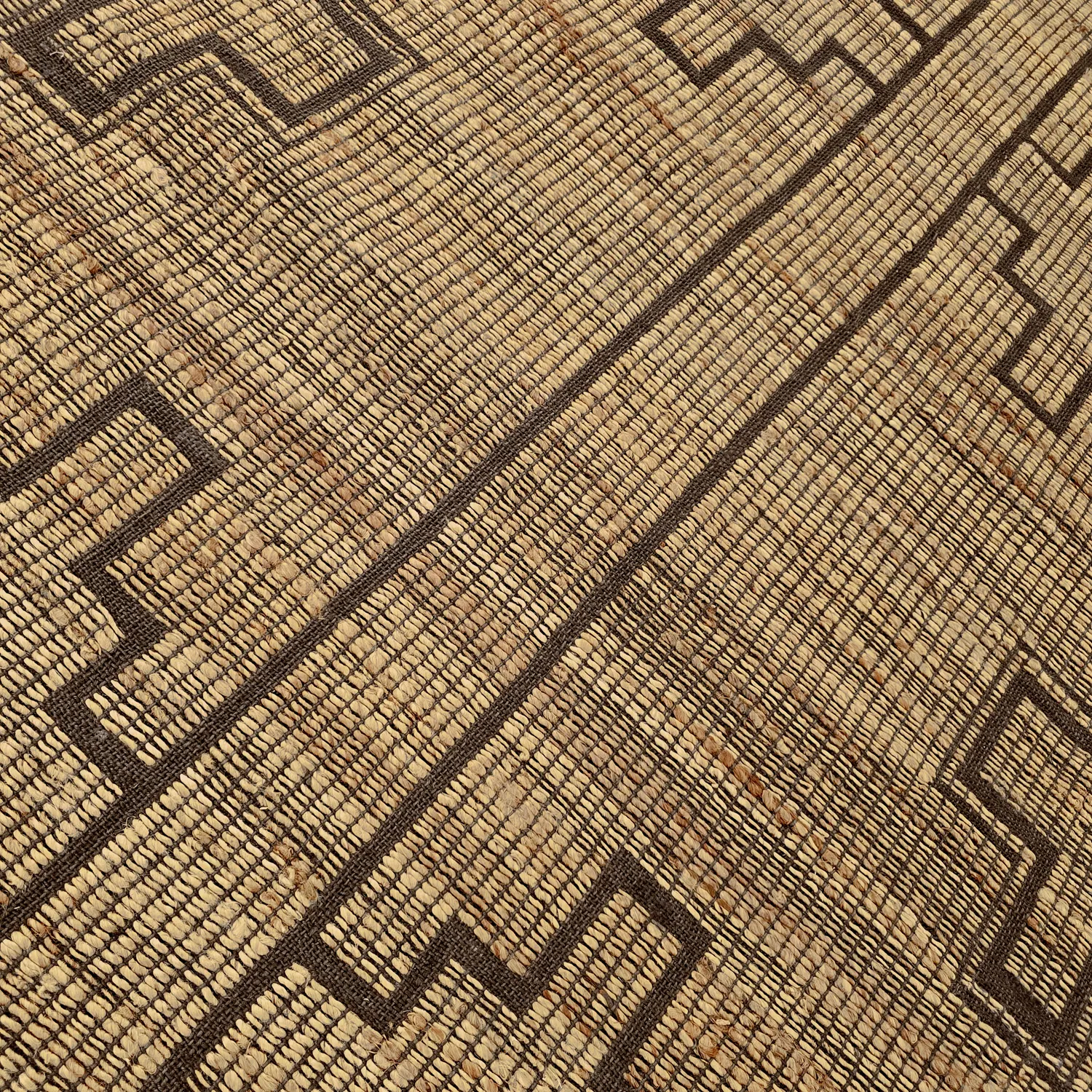 Alfombra de yute - Kavita (marrón)