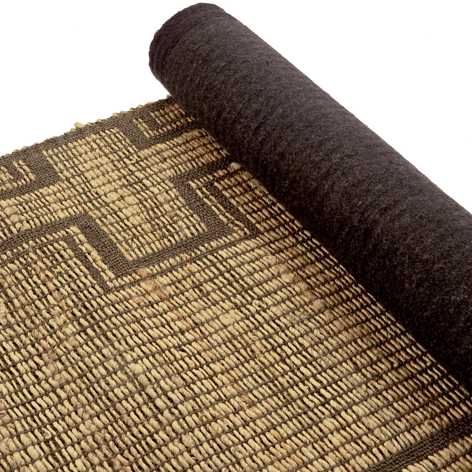 Alfombra de yute - Kavita (marrón)