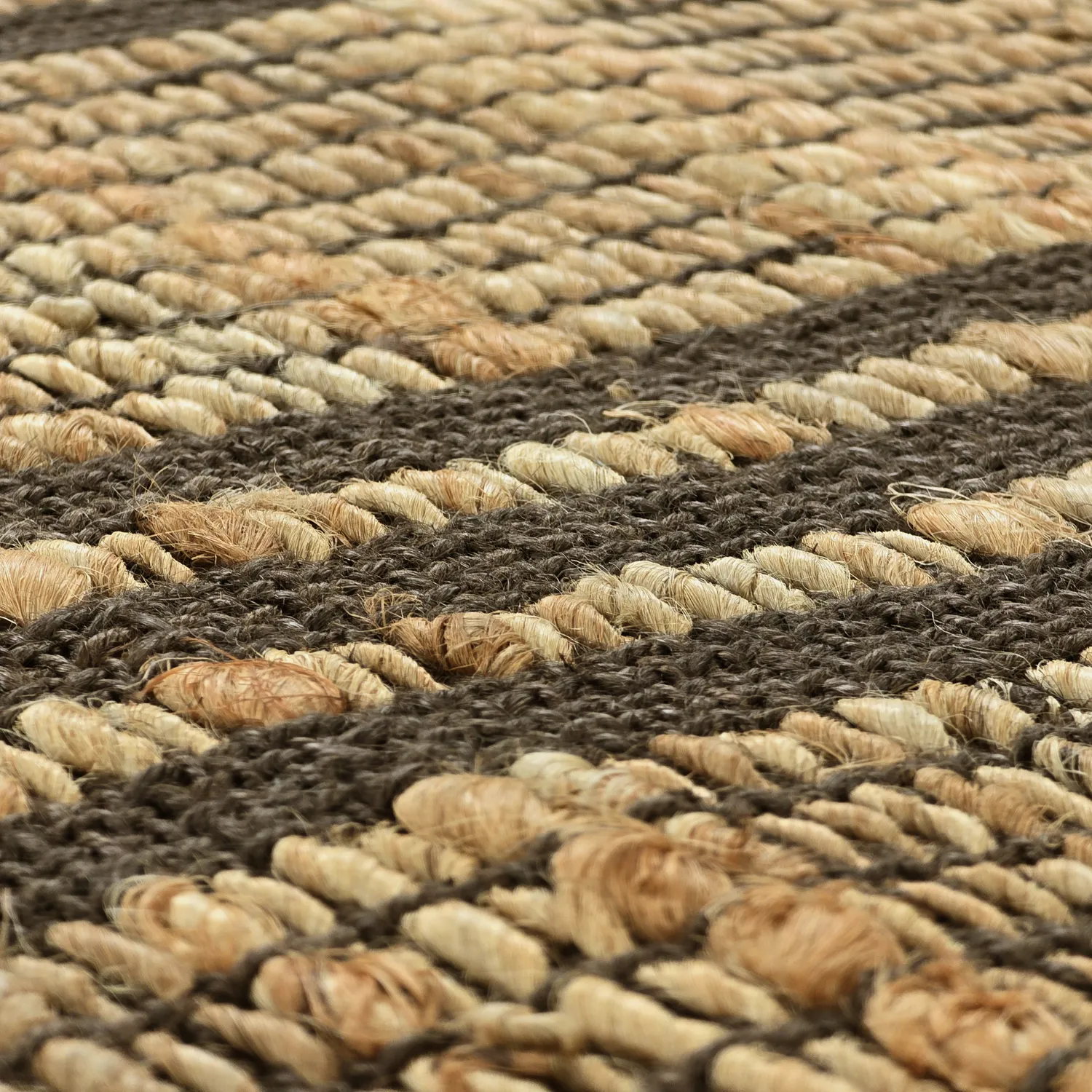 Alfombra de yute - Sanah (marrón)