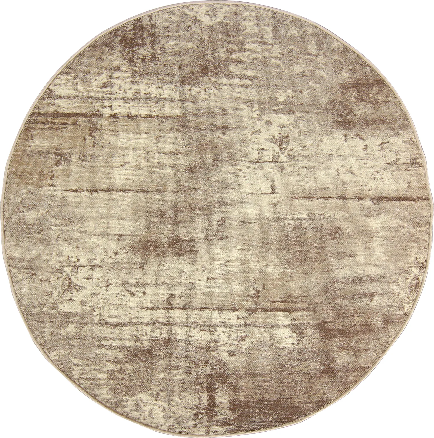 Alfombras redondeadas - Kebira (beige)