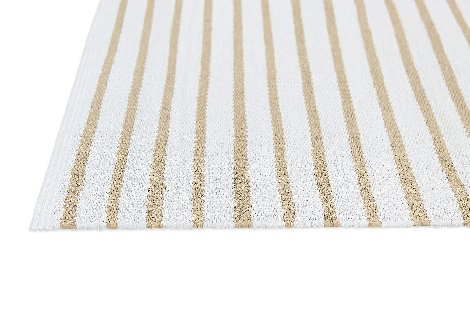 Alfombra de plástico - Kensington (beige/blanco)