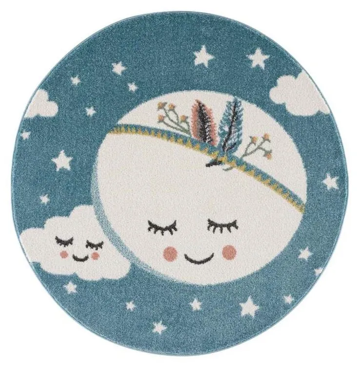 Alfombra infantil -Night Sky Rund (multi)