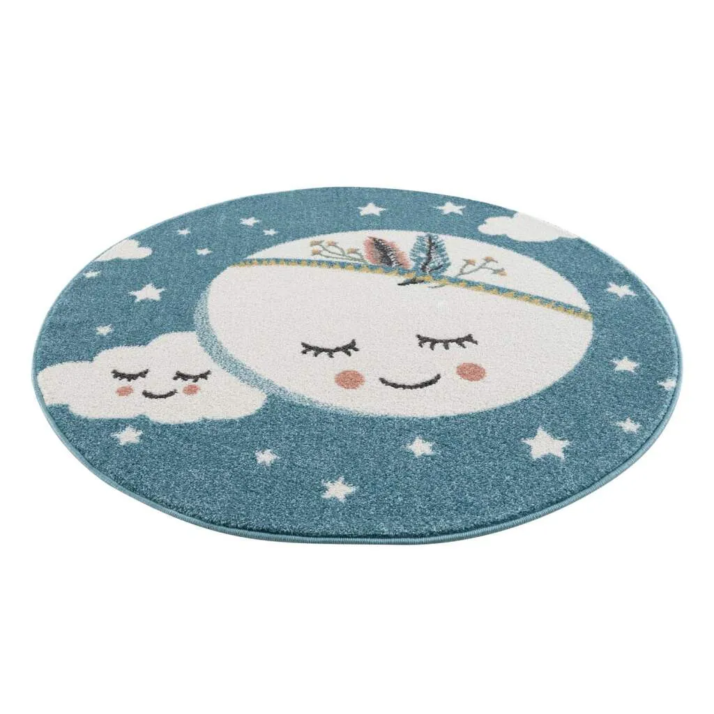 Alfombra infantil -Night Sky Rund (multi)
