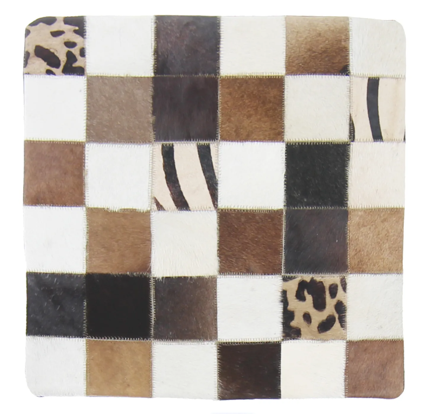 Cojín de Piel de Vaca (Funda de cojin) 45 x 45 cm