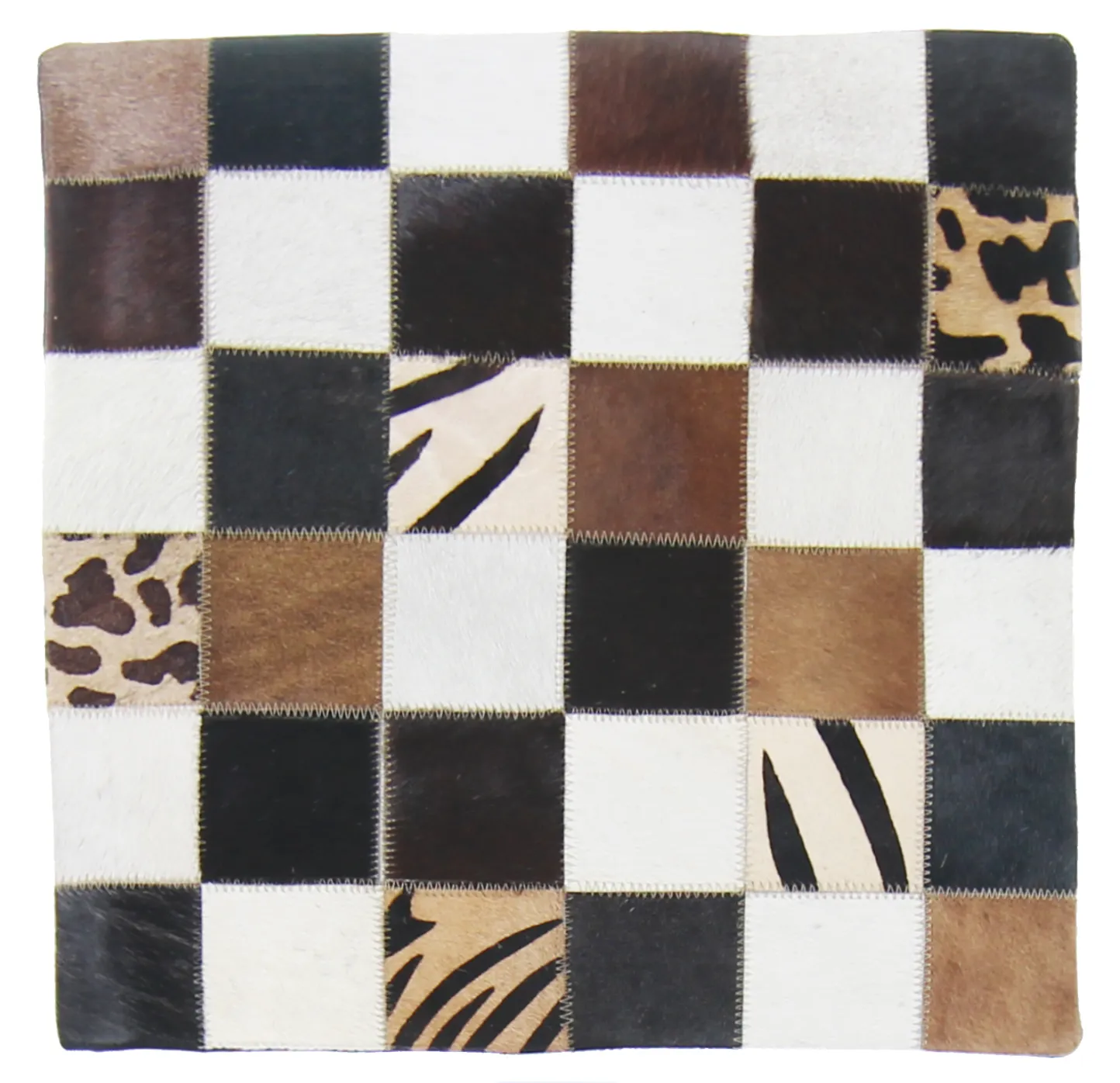 Cojín de Piel de Vaca (Funda de cojin) 45 x 45 cm