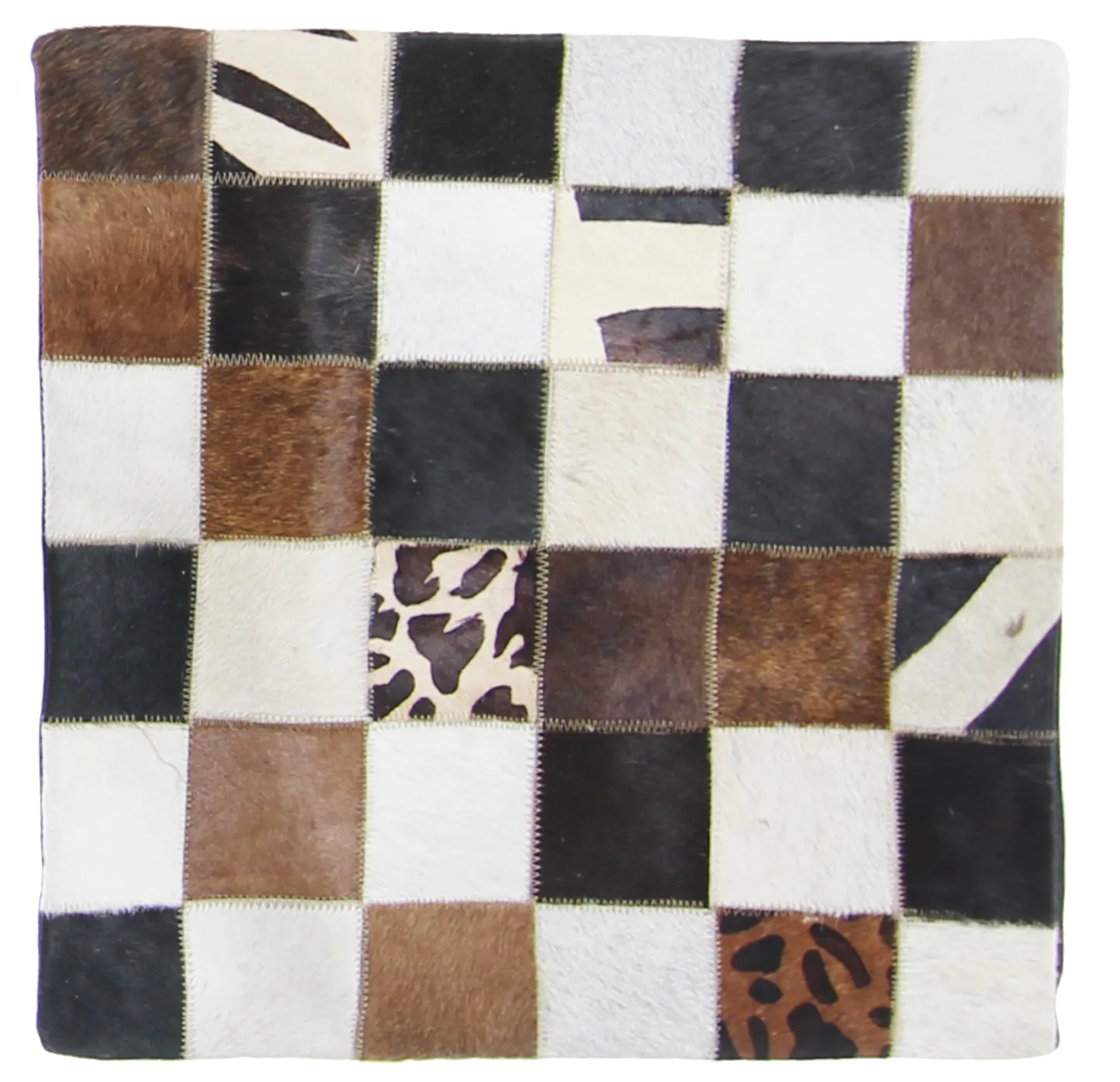 Cojín de Piel de Vaca (Funda de cojin) 45 x 45 cm