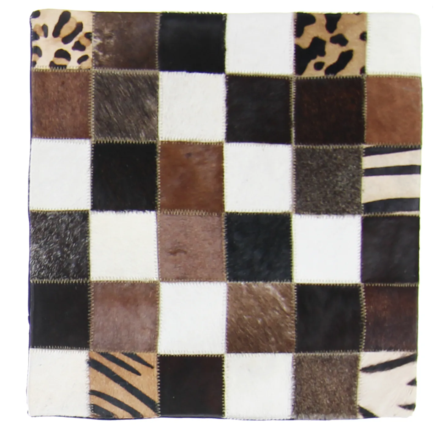 Cojín de Piel de Vaca (Funda de cojin) 45 x 45 cm