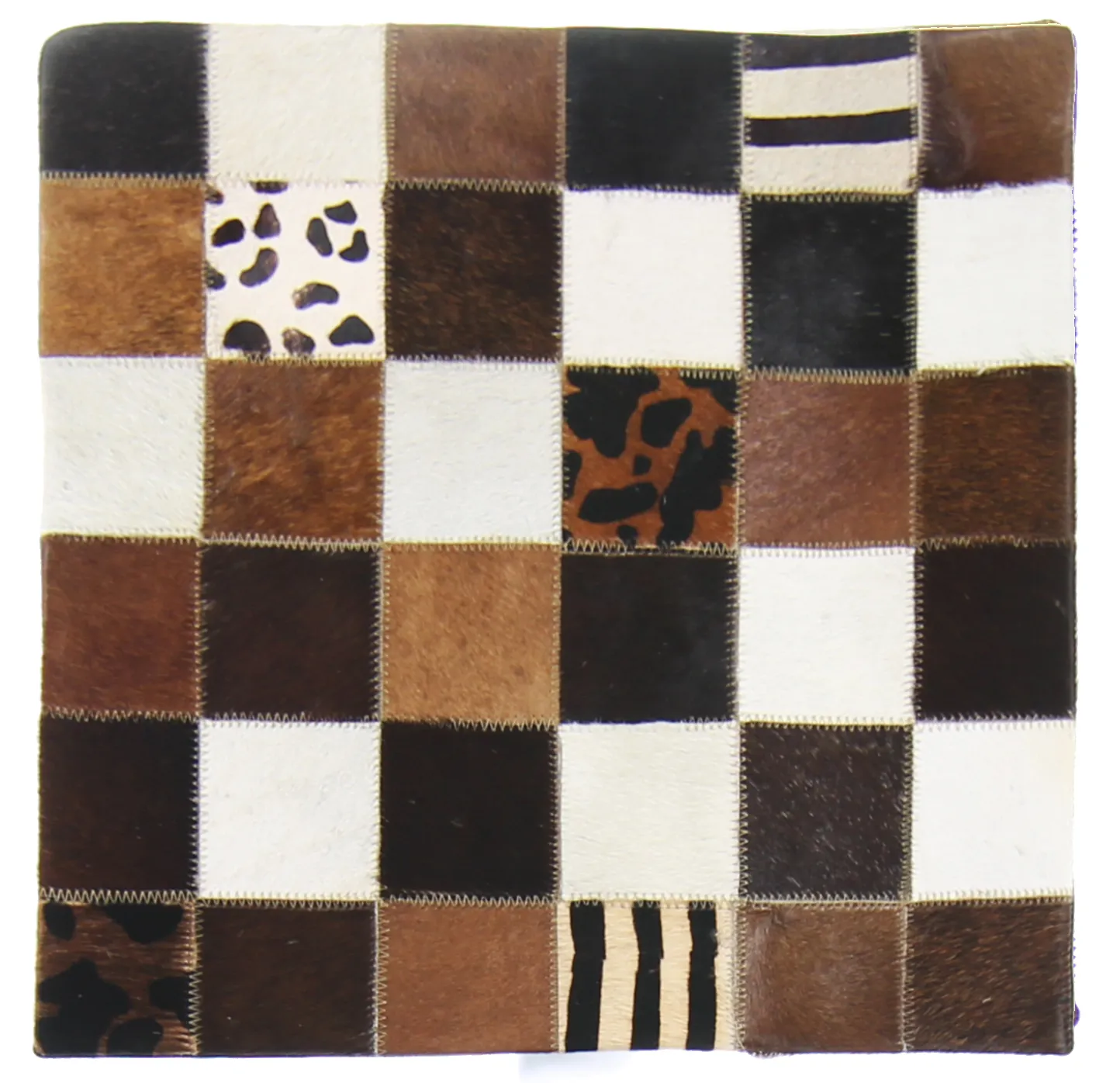 Cojín de Piel de Vaca (Funda de cojin) 45 x 45 cm