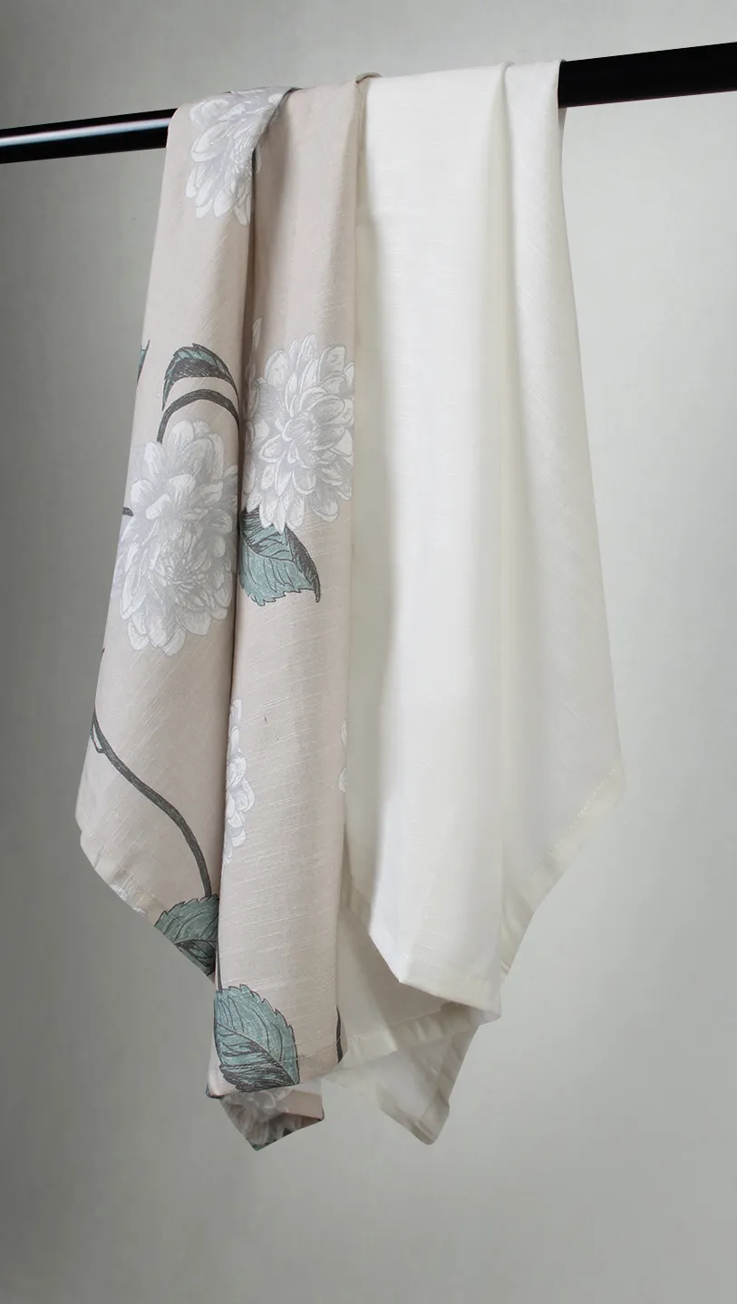 Paños de cocina en paquete de 2 - Alyssa (beige/gris)